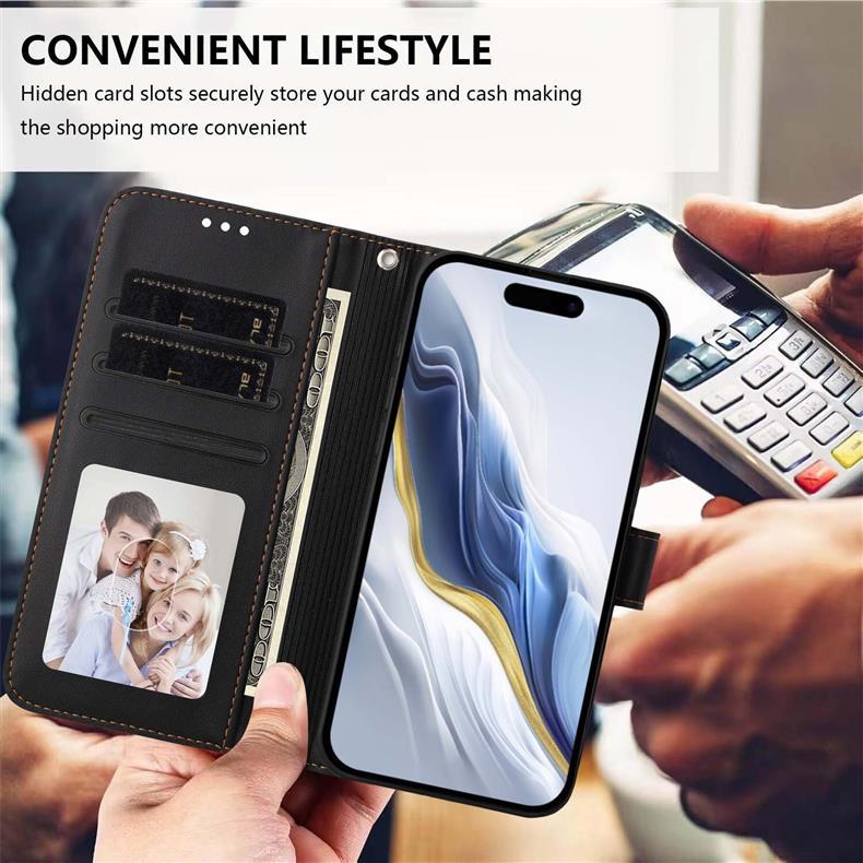 Suitable for Huawei P80 PRO Protective Case with Heart-shaped Cat Design, Honor 400 Pro Flip Cover with Card Slot Leather Case