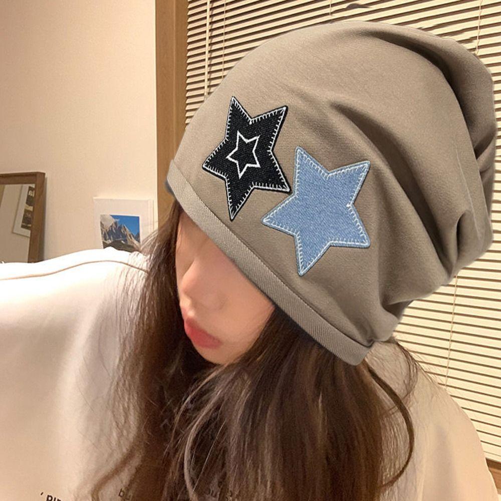 

Pentagram Pullover Cap Lightweight Star Skullies Beanies Breathable Female/Male чёрный