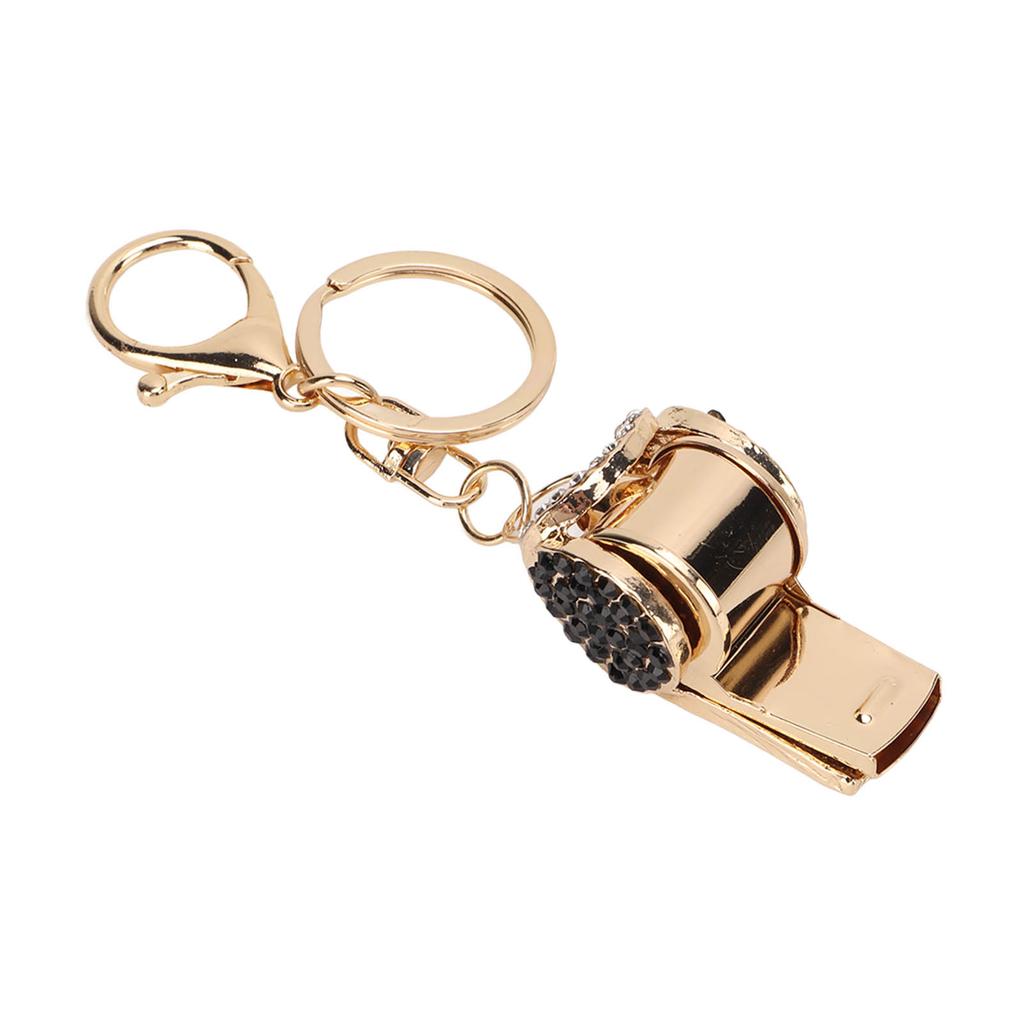 Keychain Zinc Alloy   Whistle Keychain Bag Decoration Ornament Metal Pendant Craft Jewelry Small Gift