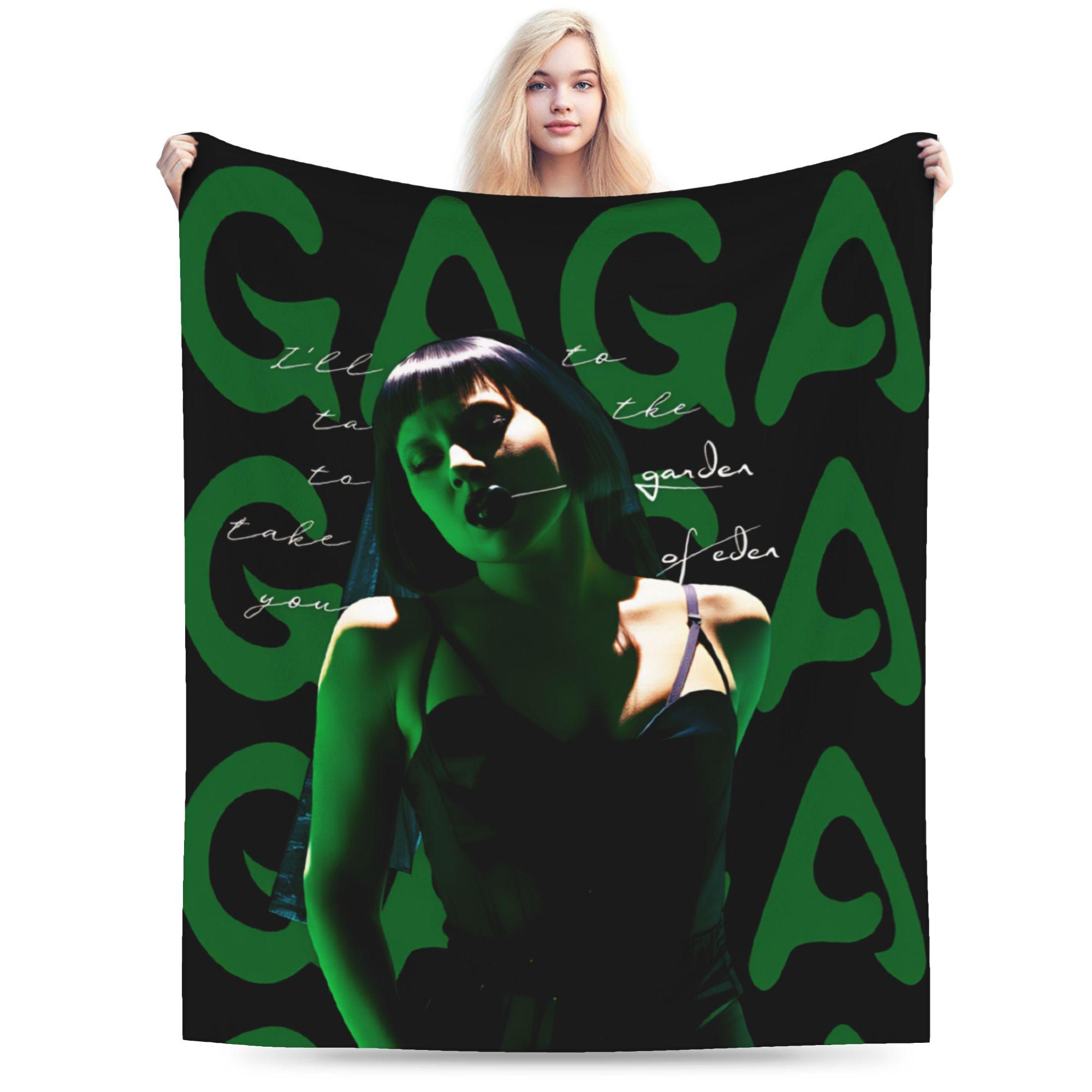 

Lady Gaga The Mayhem Ball 2025 UK Tour Plush Blanket Child Flannel Bedding Throws For Couch Chair Sofa Bed Super Soft Bedspread 30x40in