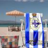 1pc RC Deportivo La Coru?a Logo Design 2D Printed Microfiber Beach Towel, Quick Dry Super Absorbent. Great for Beach, Pool