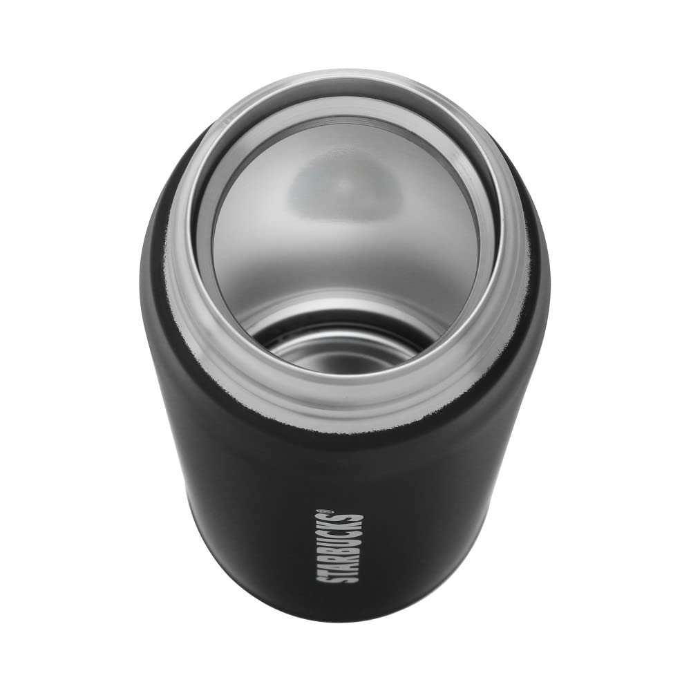 Starbucks Handy Stainless Steel Bottle Tumbler, Matte Black, 500ml (2023 Model)