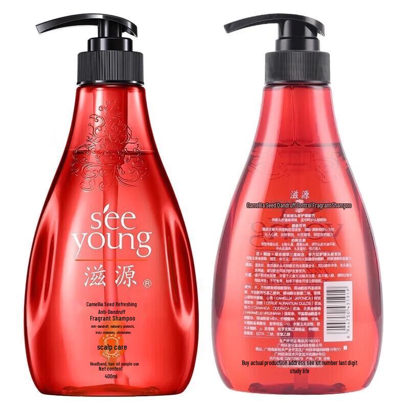 SEEVA Fragrant Series Tea Seed Refreshing Anti-Dandruff Shampoo 400ml