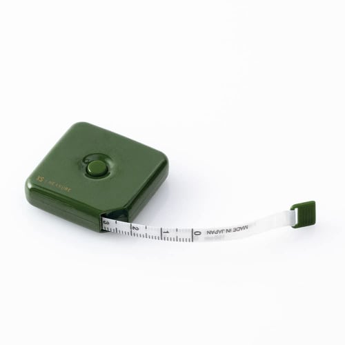 Midori XS Tape Measure, 1.5m, Green, 35442006