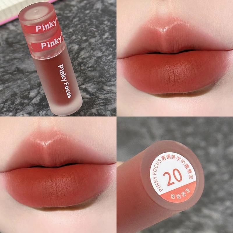 Velvety Matte Long Lasting Pigmented Lip Mud Lipstick For Women