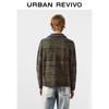 UR2025 Men's Flowing Texture Button Knit Cardigan