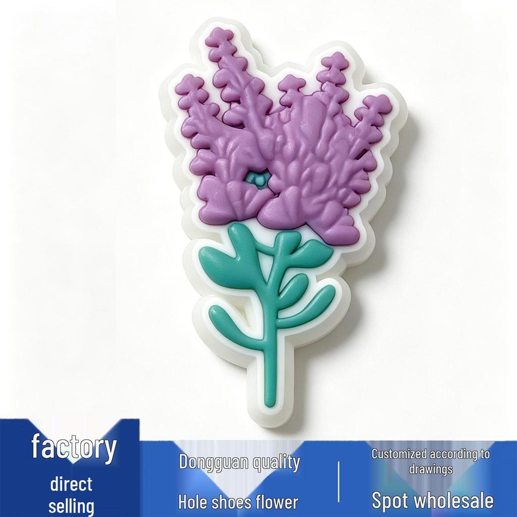 Cute PVC Flower Shoe Charms for Crocs – Versatile & Stylish Clog Decorations
