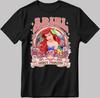 Disney Ariel Princess Short Sleeve W/B Men / Women T Shirt YZ156