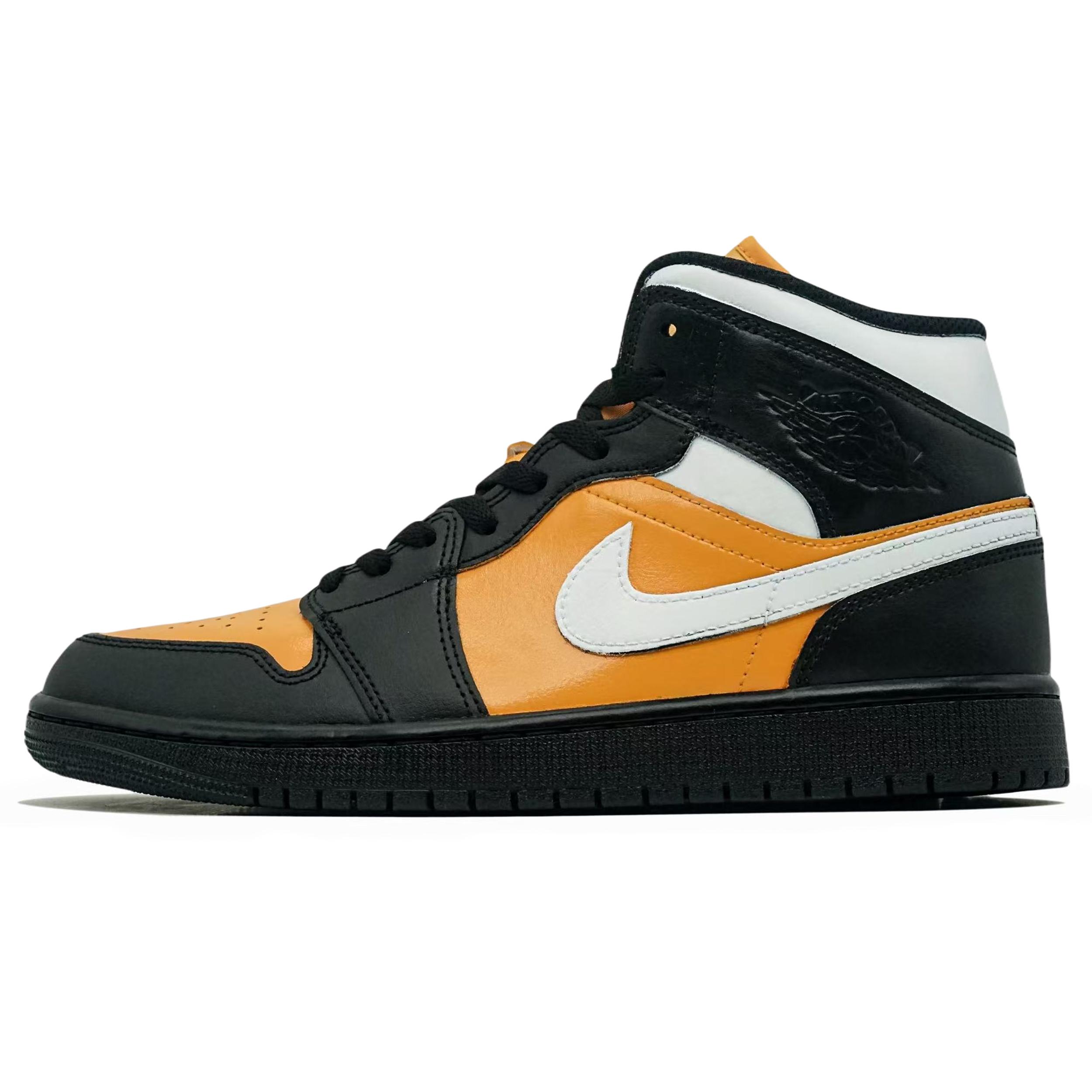 

Jordan Air Jordan 1 Flare Night Edge Slip Resistant Abrasion Resistant Mid top Vintage Basketball Shoes Unisex DQ8426-100(Team1321-) 45