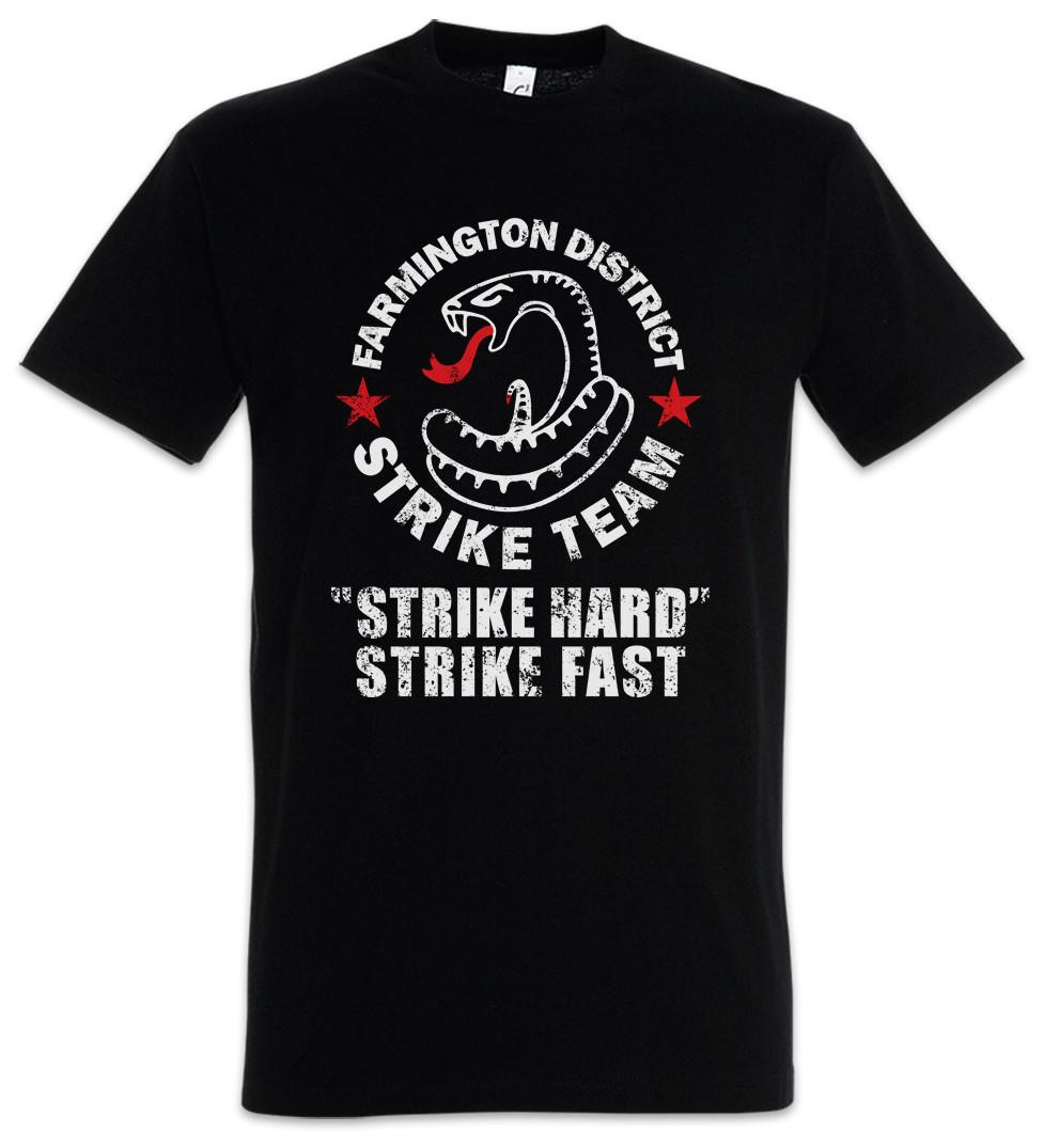 STRIKE TEAM SHIELD T-SHIRT - The Shield Farmington PD Vic Mackey Series Snake S
