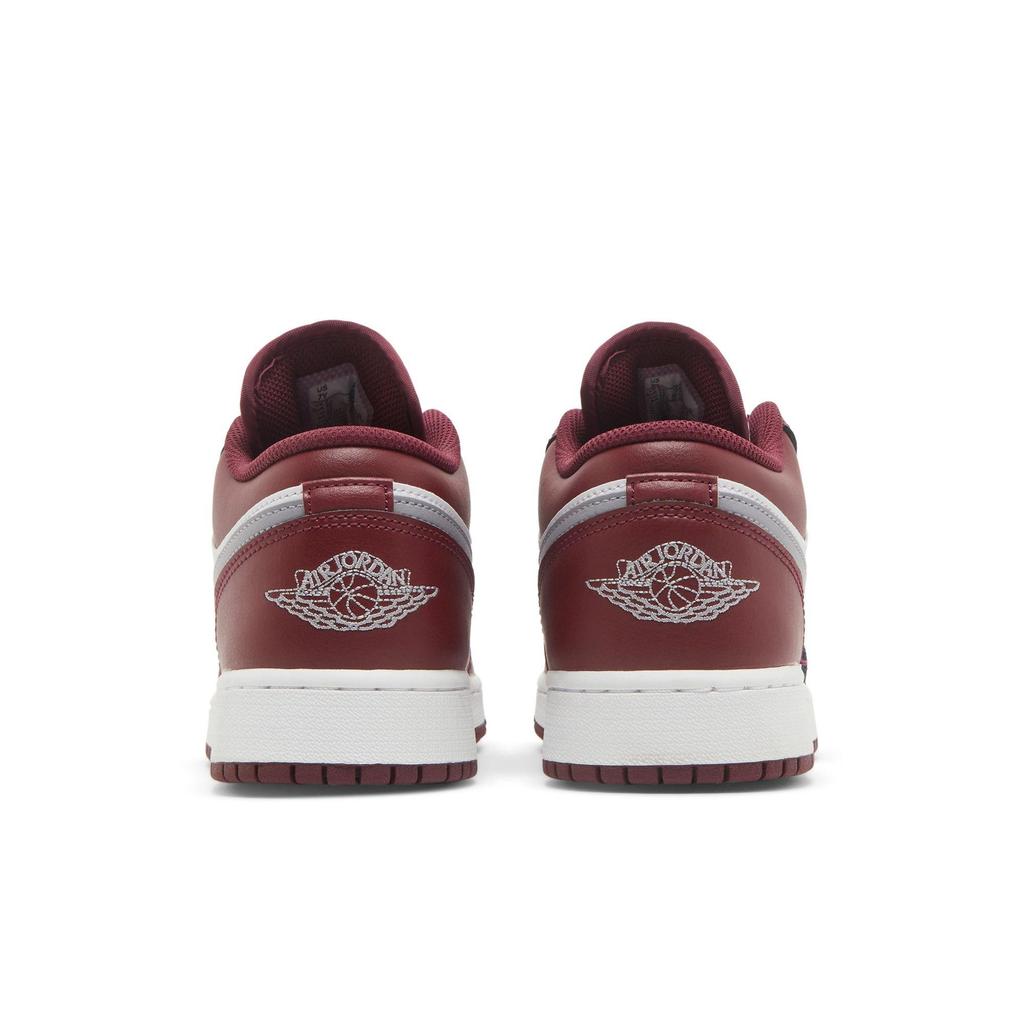 Air Jordan 1 Low Grade School 'Cherrywood Red' (Unisex) Cherrywood Red / White / Cement Grey Kids' Skateboarding Shoes 553560 615
