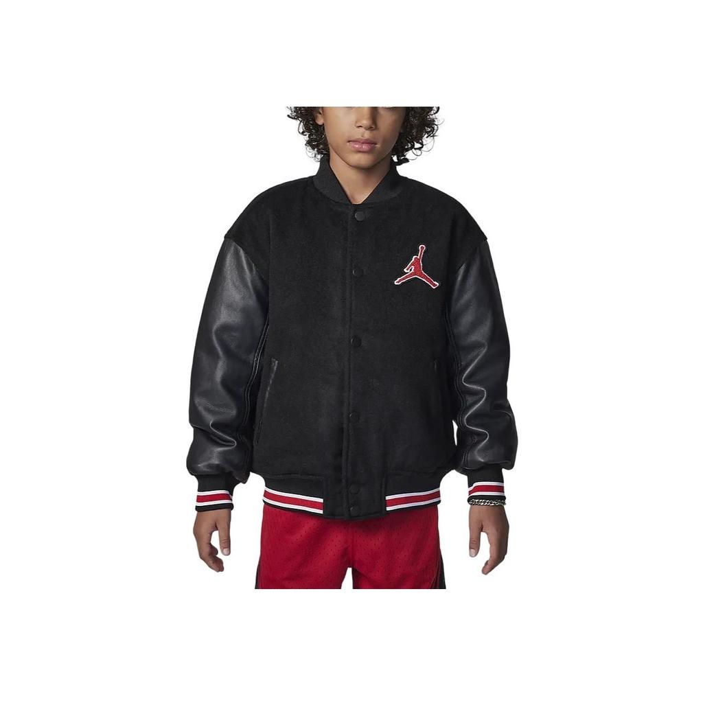 Jordan Flight Comfortable Soft Versatile Jacket Kids Jackets Black HQ7063-010