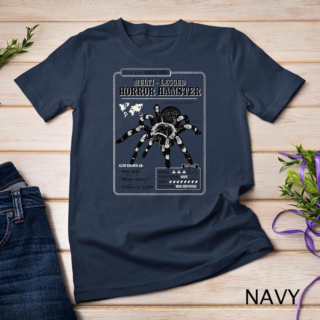 Multi-Legged Horror Hamster Funny Tarantula graphic T-Shirt Mens Womens Tees Top Unisex T-Shirt Mens Womens Tees Top