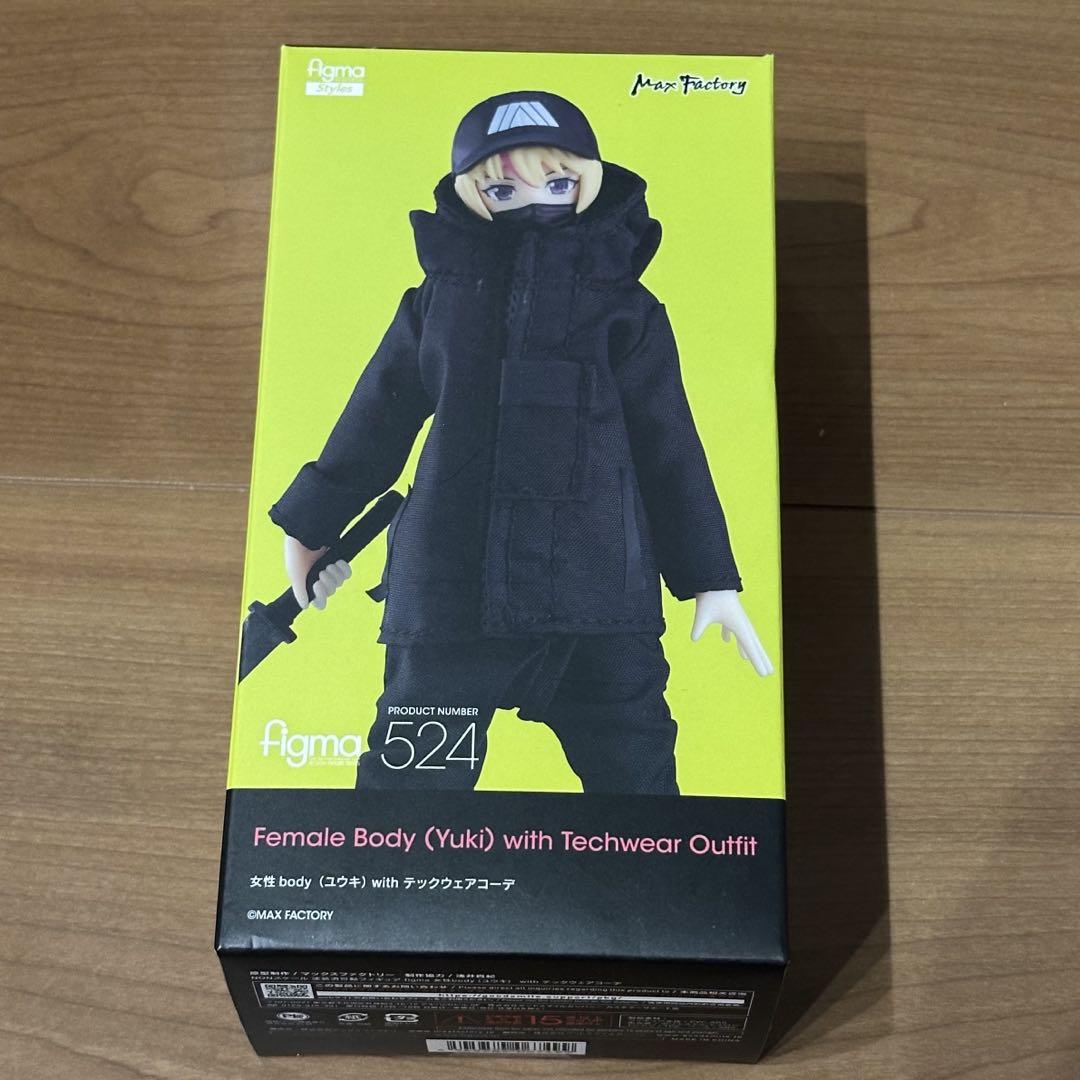

[USED] figma Female body (Yuuki) with techwear outfit, outer box opened