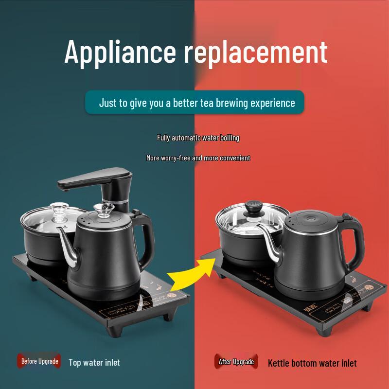 Automatisches Keramik-Teezeremonie-Set im japanischen Stil mit Wasserwärmschale