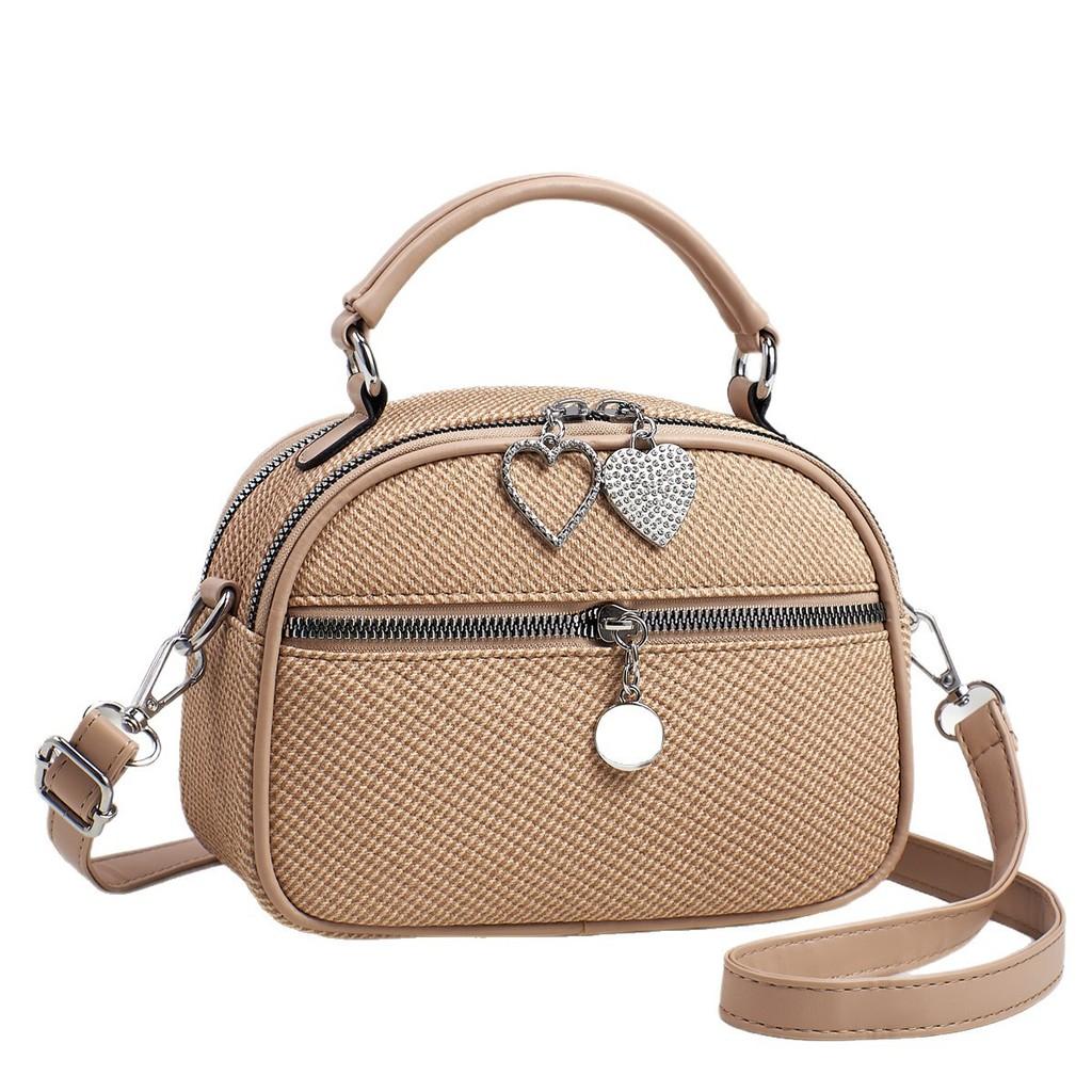 Female Fashion Tote Bag With Pu Material And Zipper Closure For Daily Use