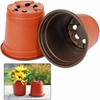 20PCS Garden Decor Garden Supply Plastic Nursery Pot Planter Seed Trays Plant Pots Flower Bucket