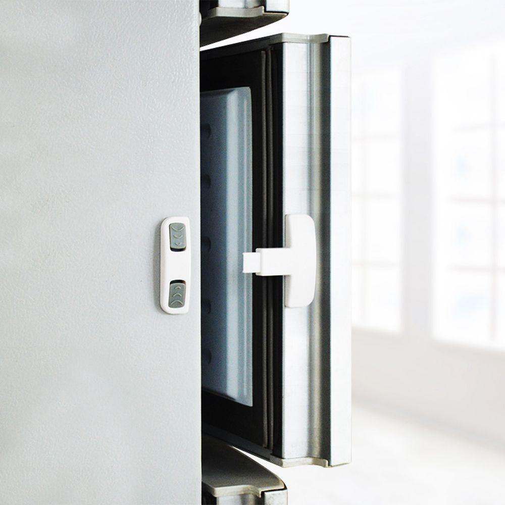 Double Buckle Child Protection Equipment Cabinet Locks Refrigerator Door Locks Baby Safety Locks
