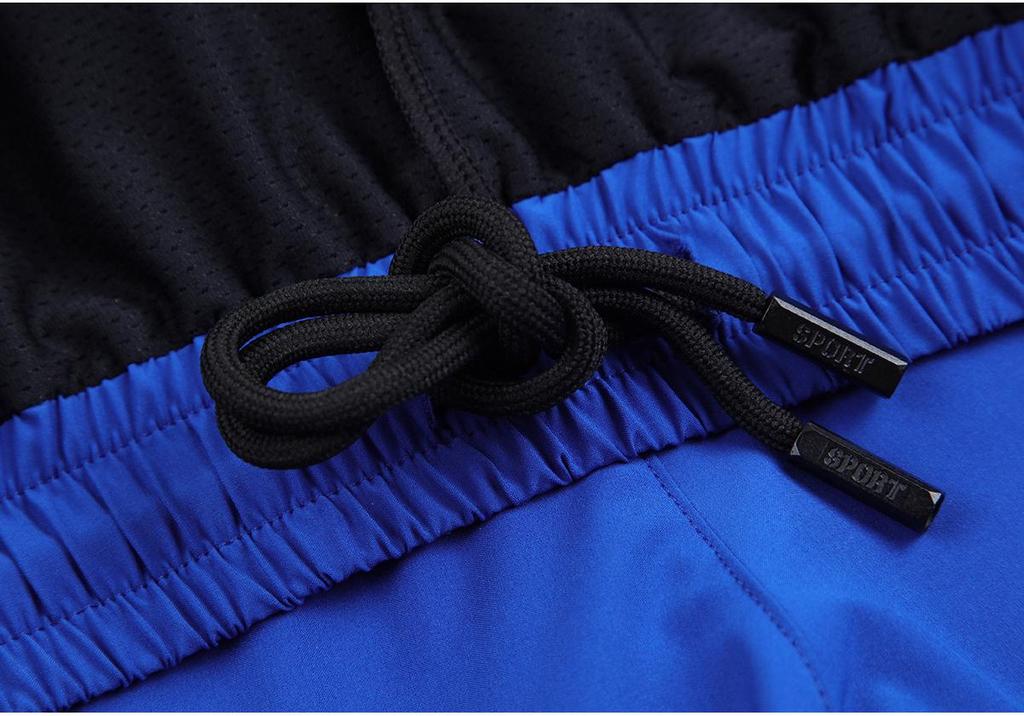 2024 Men's Quick-Dry Running Shorts: European American Two-in-One with Pocket & Sweat Towel