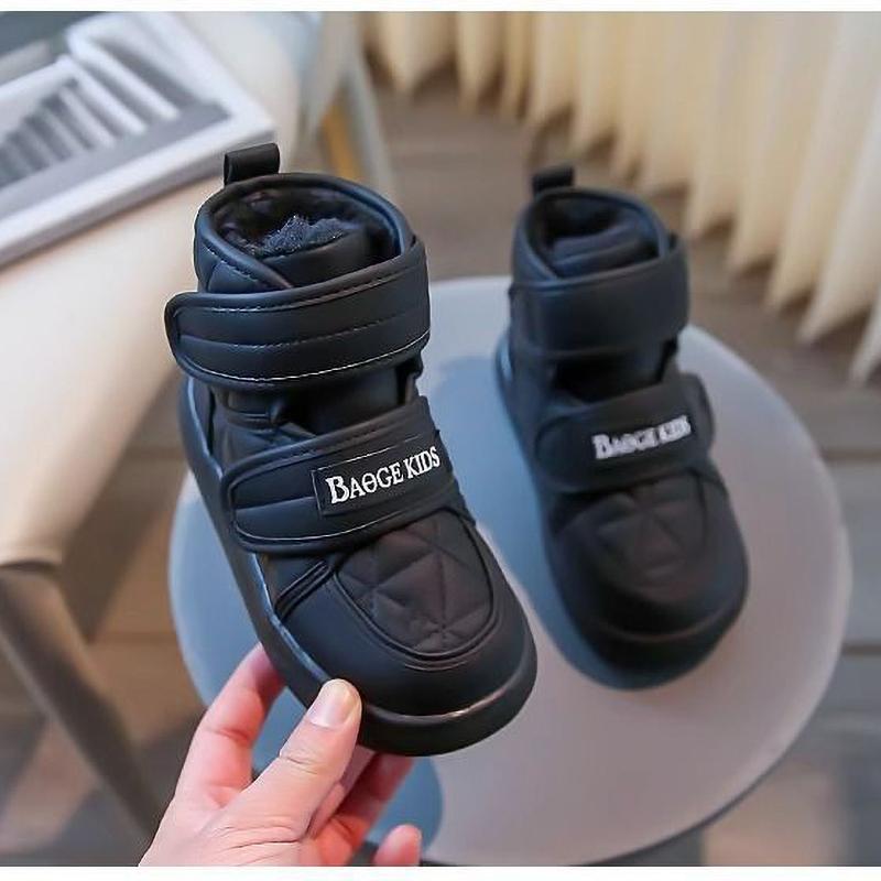 Children's Shoes Winter Boys Casual Plush Thick Warm Boots Girls' Anti Slip Snow Boots Comfortable