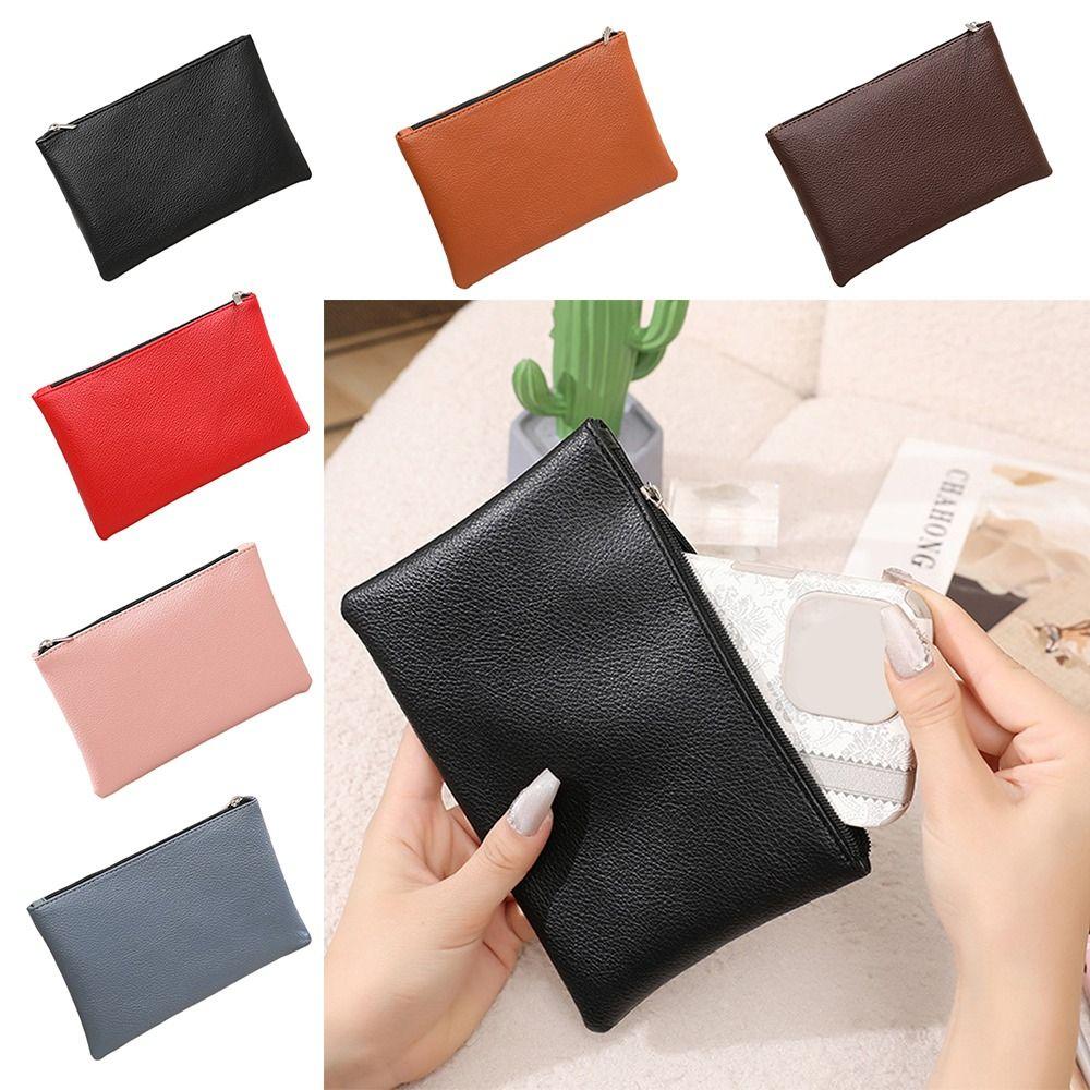 

Водонепроницаемый кошелек для монет на молнии мини-держатели для карт портативные карманные сумки для хранения красный