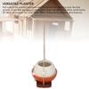 Swing Face Planter Pot Hanging Resin Garden Decor Cute Cartoon Swinging Flower Head Planters for Indoor Outdoor Plants
