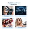 ZIPPO American Myopia Polarized Sunglasses Clip-On Sunglasses for Driving, Portable Reversible Design