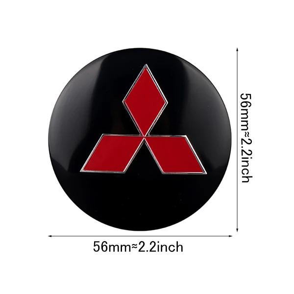 Auto Wheel Center Hub Caps Tire Hubcap Cover Emblem Sticker Accessories For Mitsubishi Ralliart Asx Outlander 3 l200 Xpander V73