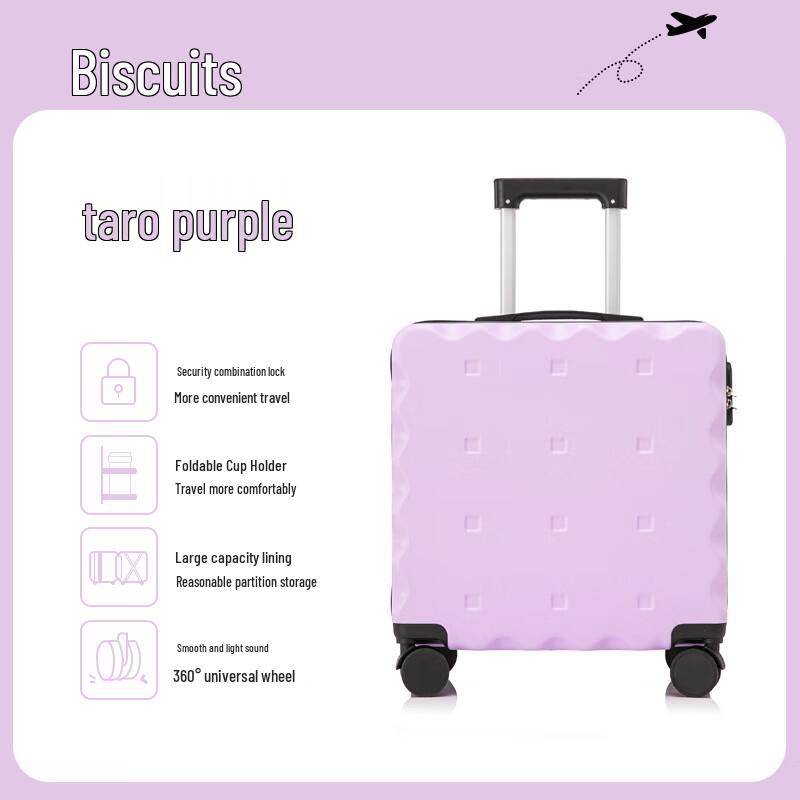 OEING 2025 Biscuit Style Carry-on Suitcase Carry-on