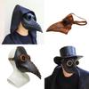 Aufwendig gestaltete Pestdoktor-Vogelmaske Perfekt für Steampunk-Halloween-Kostüm