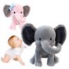 Kid 25cm Gray Elephant Stuffed Plush Stuffed Toys Kawaii Animals Comfort Sleeping Soothing Elephant Doll Room Decorative Gifts