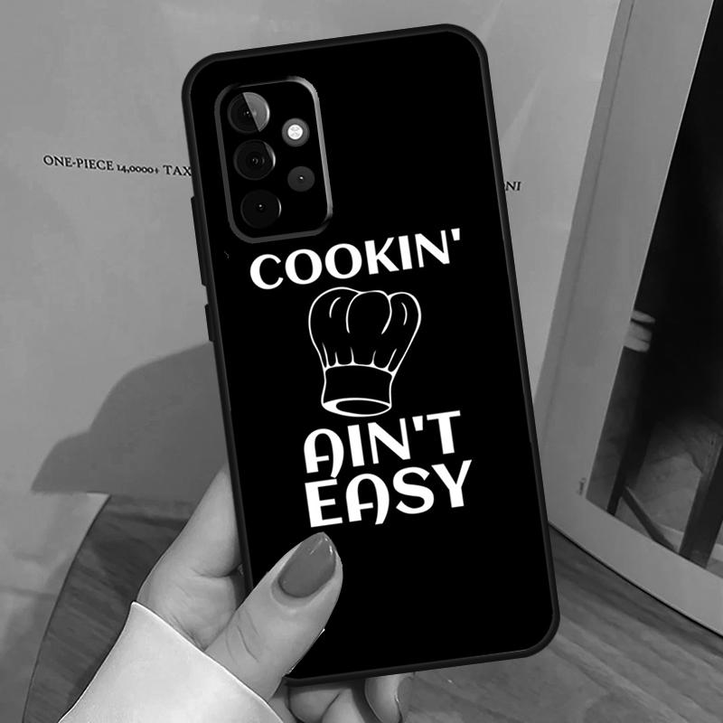 Baking Cook Chef Case For Samsung Galaxy A55 A35 A15 A54 A34 A14 A33 A53 A13 A23 A17 A06 A16 A56 A36 A32 A52