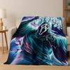 Manta de Franela de Personajes de Terror S-Grito Cara de Fantasma, Manta Suave Acogedora para Hogar Dormitorio Cama Sofá Cubierta de Picnic Regalo para Niños