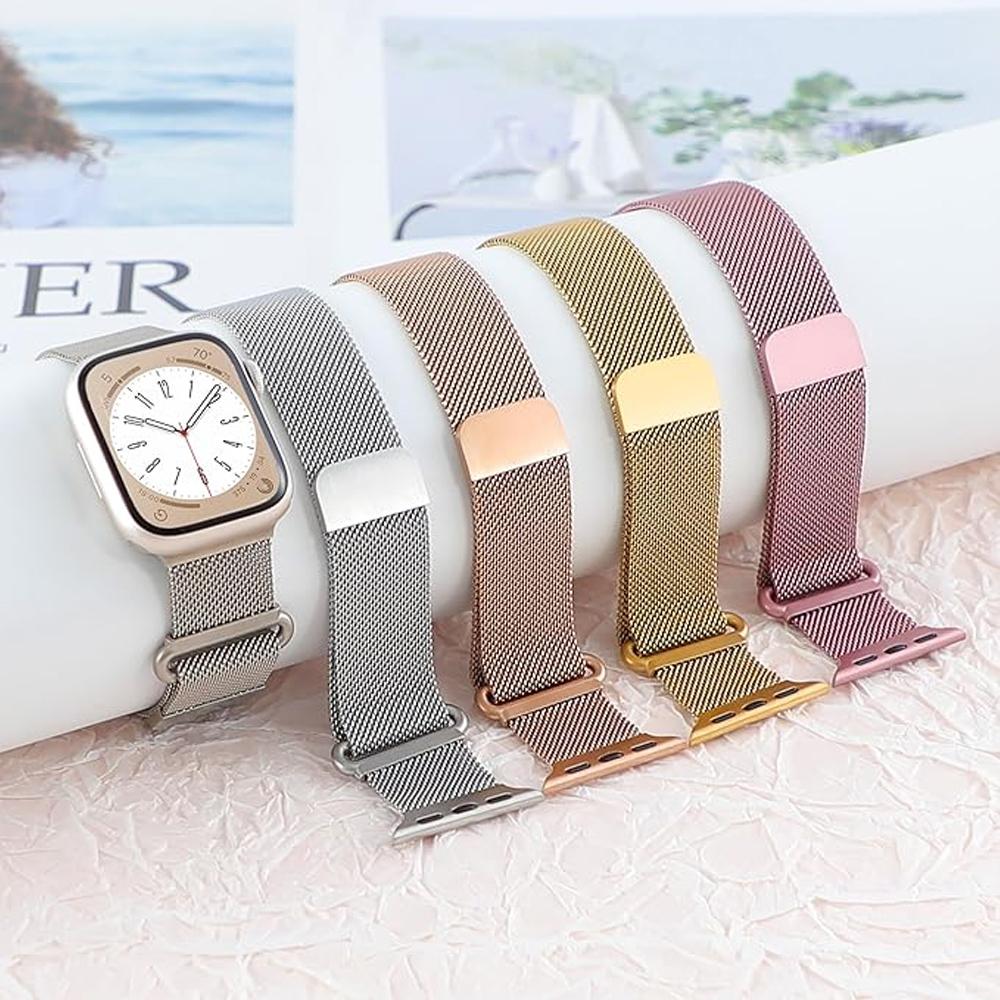 Magnetic Strap for Apple watch band series 9 8 7 6 5 4 3 SE Ultra 45mm 44mm 49mm 38 42mm 41mm 40mm correa bracelet iWatch bands