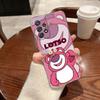 Clear Case For Samsung Galaxy A57 A37 A56 5G A36 Cases A55 A54 A35 A26 A07 A17 A16 A06 A34 A15 Soft Cover Strawberry Bear Lotso