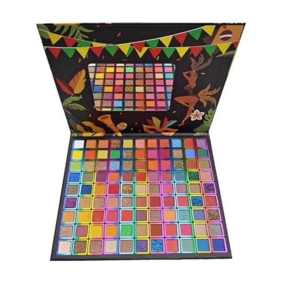 99 Color Professional Eyeshadow Palette - Highly pigmented, long-lasting eyeshadow palette, bold matte neutral & shimmer shades, waterproof eyeshadow