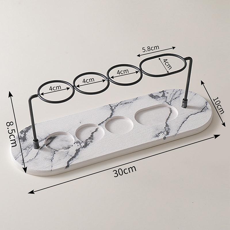 New Diatomaceous Earth Drying Mat Electric Toothbrush Holder Bathroom Waterproof Mat Coaster Absorbent Mat, Non-slip.