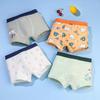 4 Pz/lotto Ragazzi Biancheria Intima di Cotone Bambini Boxer Bambino Bambini Mutandine Slip per Ragazzo Adolescente Mutande 2-12 Anni