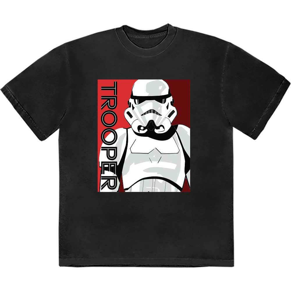 Star Wars Trooper Card T-Shirt Black New S