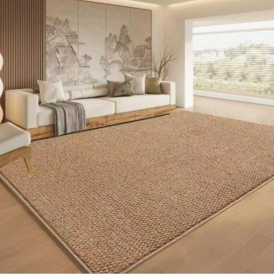 Sisal-Look Thickened Paving Carpet for Living Room, Studio, Bedroom, or Entrance