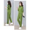 Fashion Women Half Zip Stand Collar Sportswear Suit Casual Spring Autumn Outdoor Sports Two Piece Tracksuit for Ladies