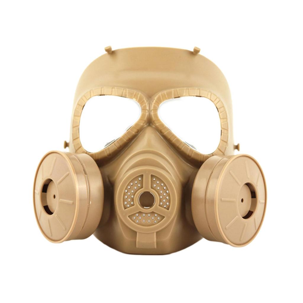 CS Mask Full Face Breathable Double Fan Gaming Mask Protective Mask for Cosplay Costume Halloween Outdoor Sport Masquerade Party