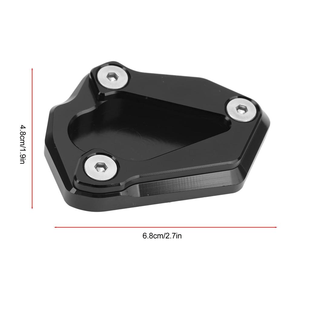 TUORE Foot Pad Support Plate Safety Guarantee Bike Side Stand Plate for S1000RR S1000R 2019-2022 (Black)
