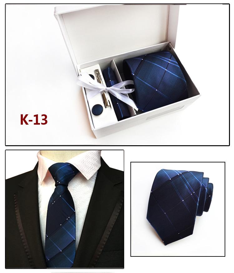 Herren-Krawatten-Geschenkbox 6-teiliges Set Gruppenkrawatte Business-Krawatte