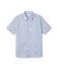 NOTIG 100% Cotton Comfort Slim Fit Mini Print Short Sleeve Shirt Blue_Oks2Shcs203B1