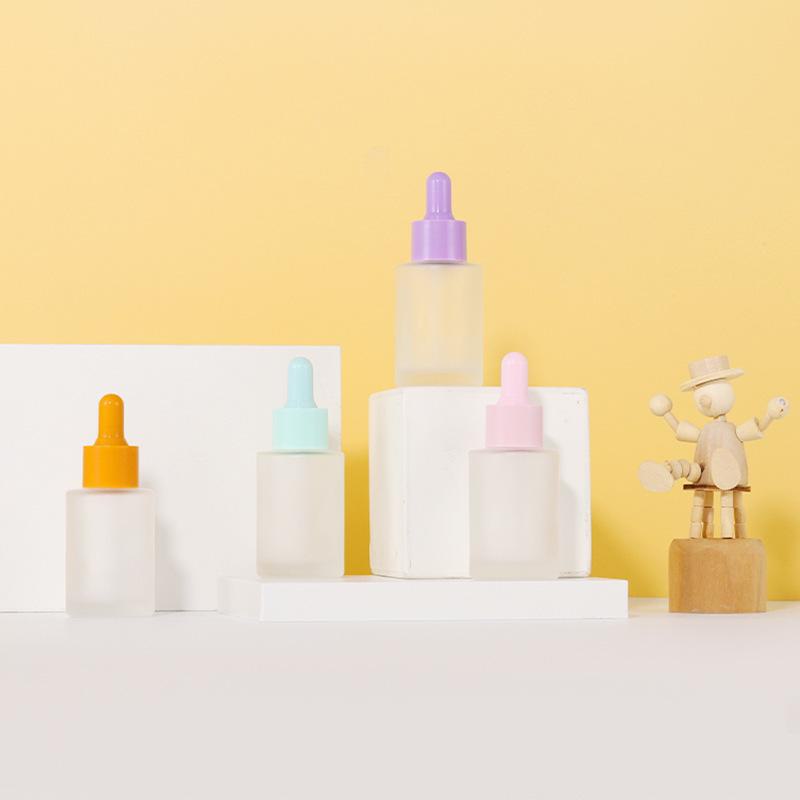 30ml Frosted Macaron Dropper Bottle - Transparent for Essential Oils and Essences