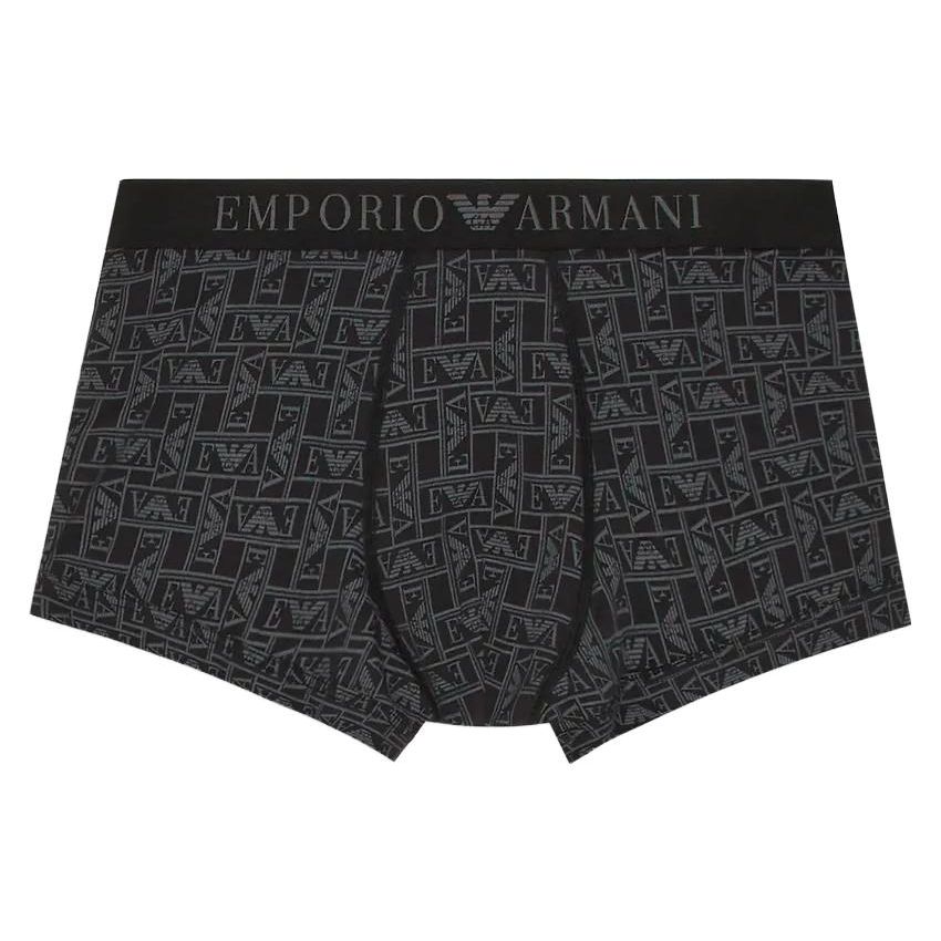 Emporio Armani Боксеры с принтом логотипа Мужское нижнее белье Черный 111389-3F506-129221 M