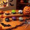 Anxiety Relief Gifts for Kids Halloween Ghost Bun Stress Ball  Glitter Slow Rising TPR Fidget Toy Quicksand Pinch Toys with Steamer  Cute Spooky