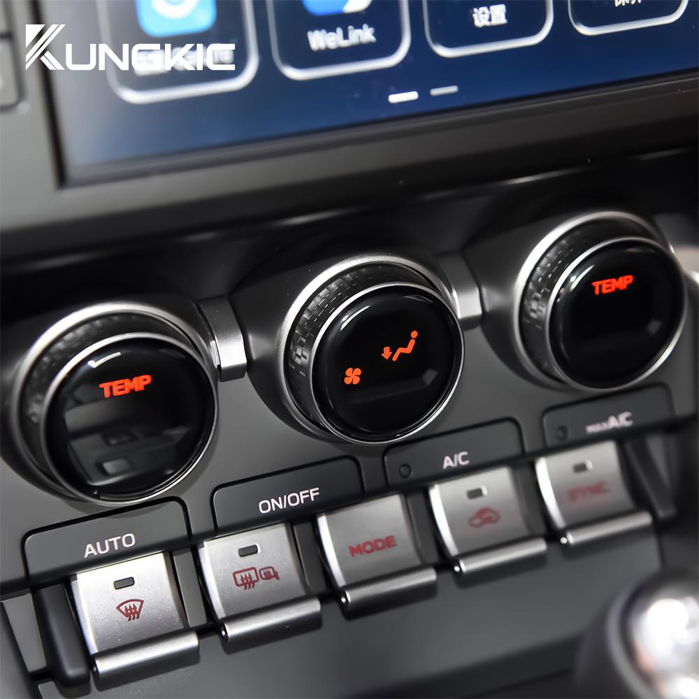 AC Switch Outlet Knob TPU Protective Film For Subaru BRZ Toyota GR86 2025 2025 2025 2025 Clear Film Interior Accessories Trim