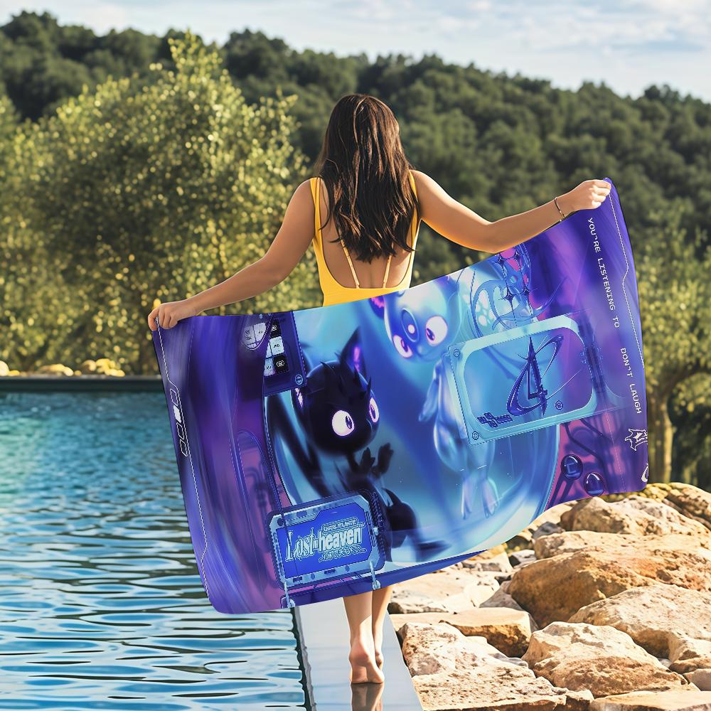 Band C-Chase Atlantic lost in heaven Towel Quick Drying Beach Towels Are Suitable For Swimming Pools Camping Yoga And The Gym